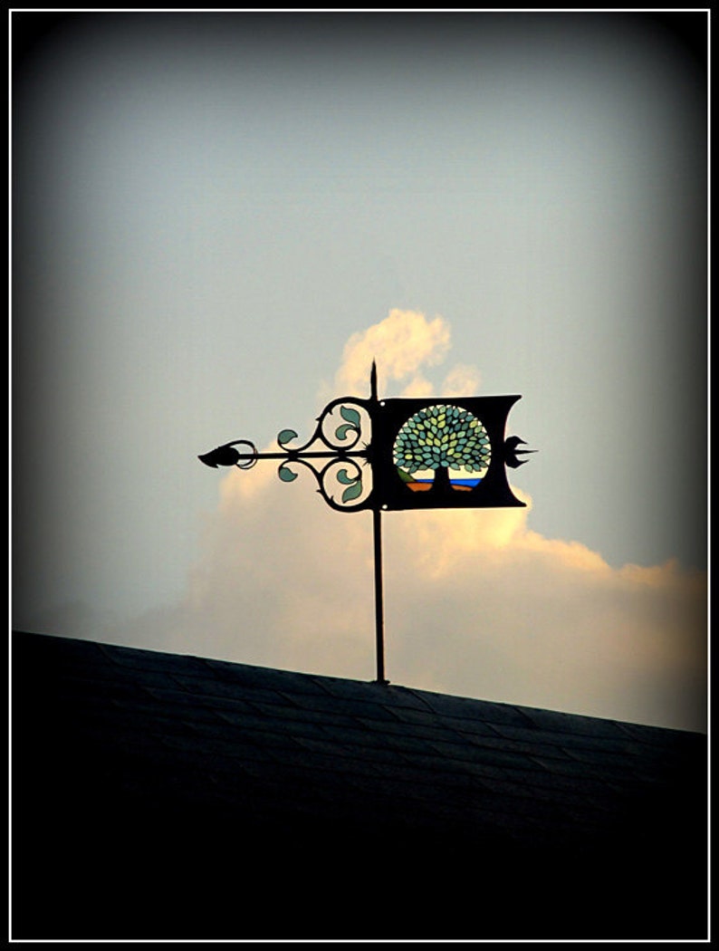 TreeOfLife Weathervane Special Effects in Artistic Design Etsy