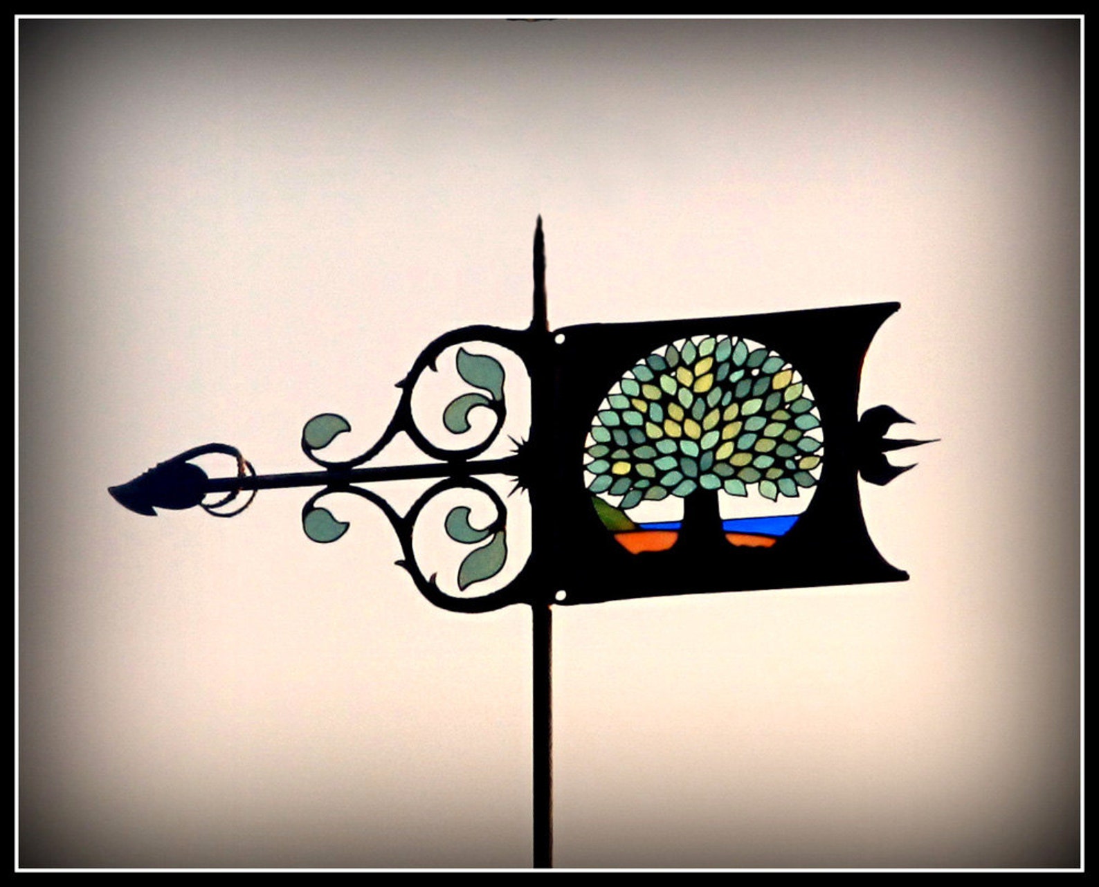 TreeOfLife Weathervane Special Effects in Artistic Design Etsy