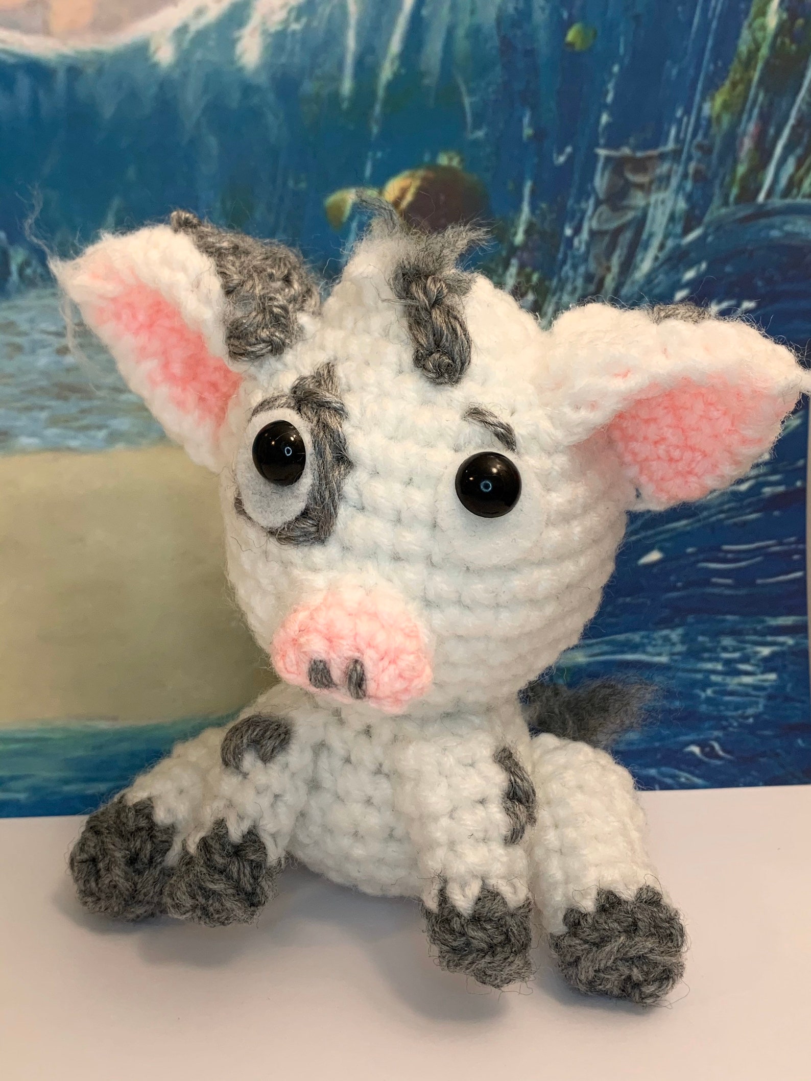 Pua inspirado cerdo relleno ganchillo Moana cerdo pua felpa | Etsy