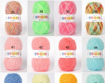 Korean Polyester Scrubby Yarn: Susemi Yarn for Scrubbies