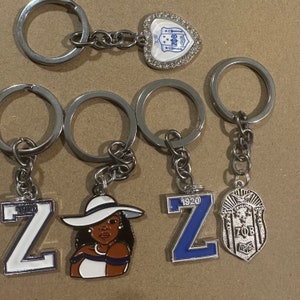 Zeta Phi Beta Keychains - Etsy