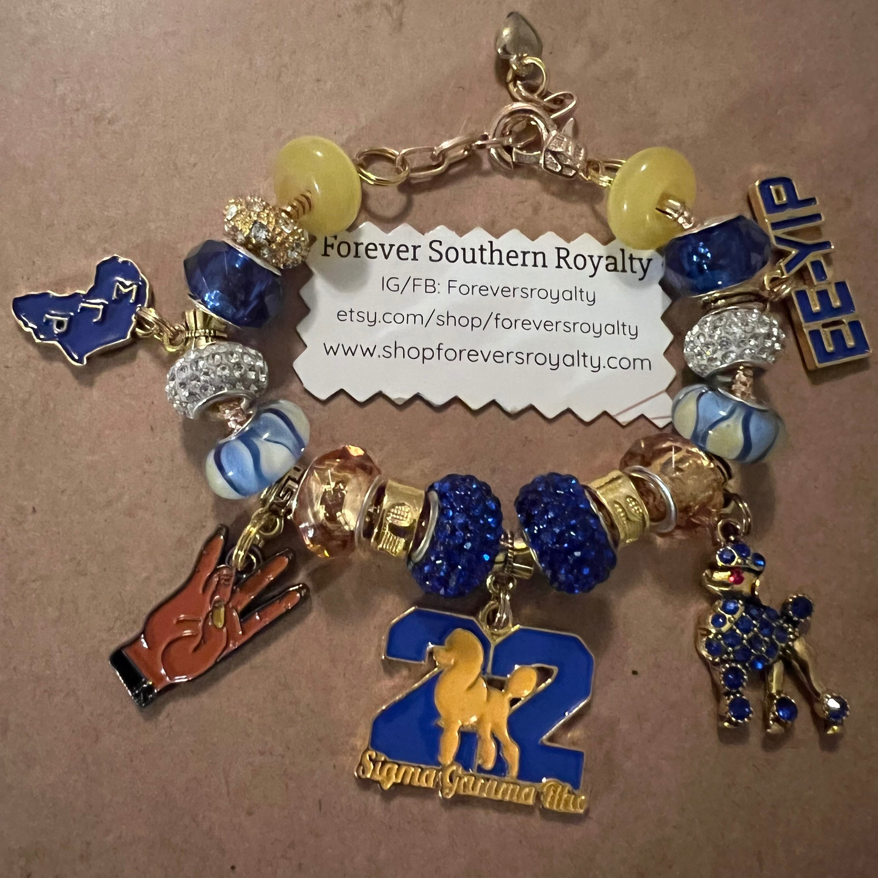 Sigma Gamma Rho Charm Bracelet. Etsy