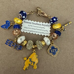 Sigma Gamma Rho Charm Bracelet. Etsy