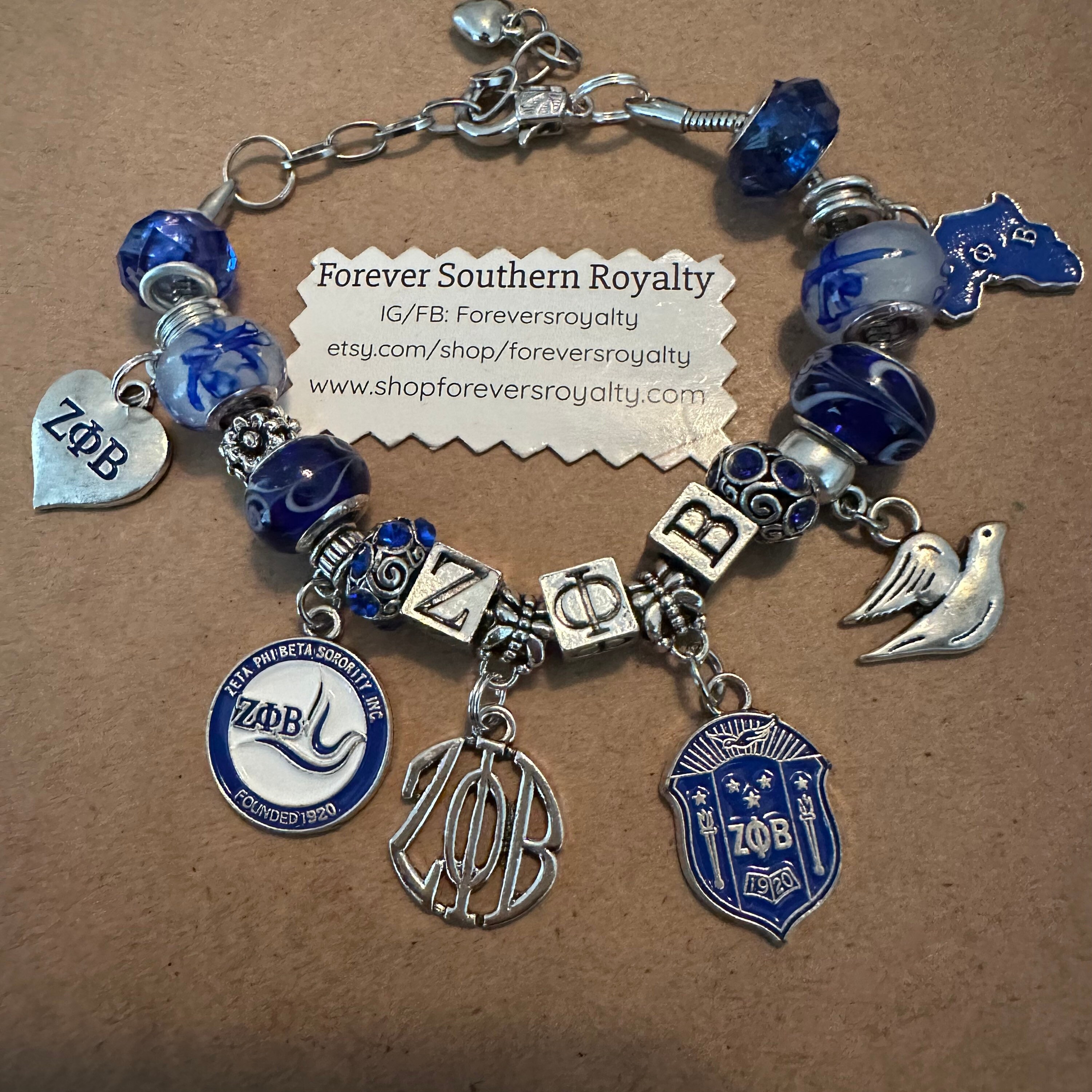 Zeta cheap pandora charm