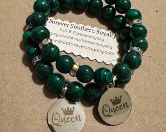 Queen bracelet - green