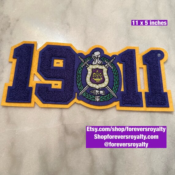 Omega psi phi shop chenille patches