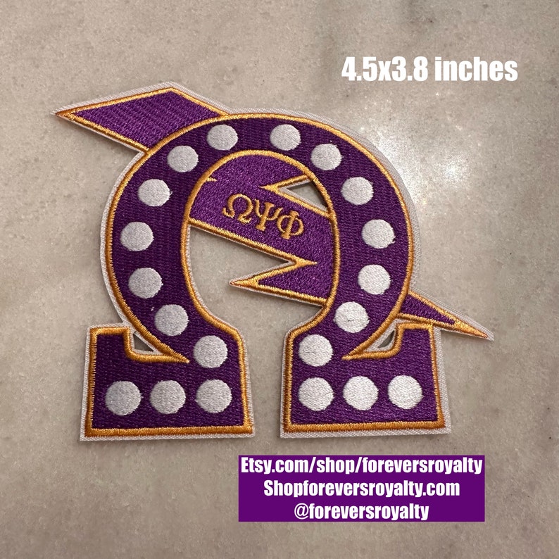 Omega Psi Phi Patches Etsy