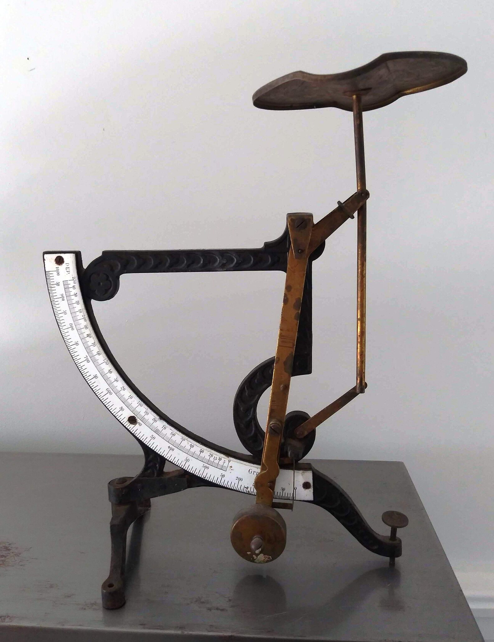 Antique LARGE Maul Postal Balance Pendulum Letter Scale German Cast Iron Brass Etsy