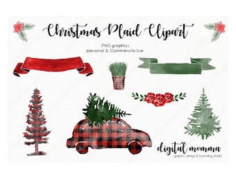 watercolor christmas etsy