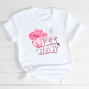 YEE HAW Country Retro Sublimation Design, PNG Graphics, Yee Haw Clipart, Disco Country, Southern, Western Clipart, Personal & Commercial Use