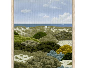 Ingelijste canvas - 'Sunday (originele kleurstelling)'