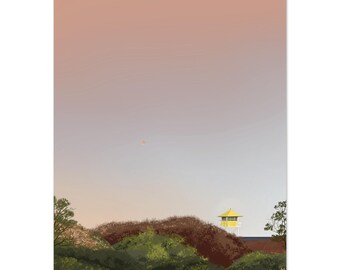 Fine Art-print: 'Vanaf het uitkijkpunt'