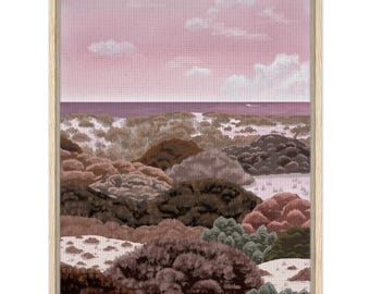 Ingelijste canvas - 'zondag (dusk colour way)'