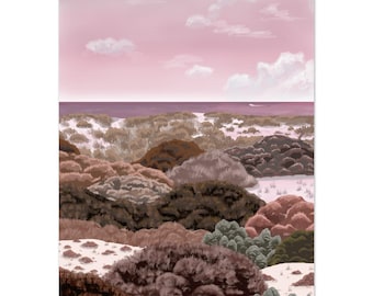 Fine Art-print: 'Zondag (dusk colourway)'