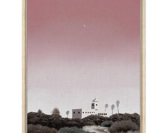 Ingelijste canvas - 'Palais Moon (dusk colourway)'