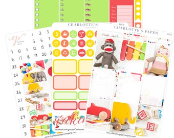 PH7 || Planner Sticker Kits / Toy Planner Stickers / Planner Stickers / Erin Condren Planner Stickers / Weekly Sticker Kit / Photo Kit