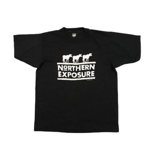 Vintage Northern Exposure T-Shirt Tee TV Show Promo Television 90&#39;s 1990&#39;s