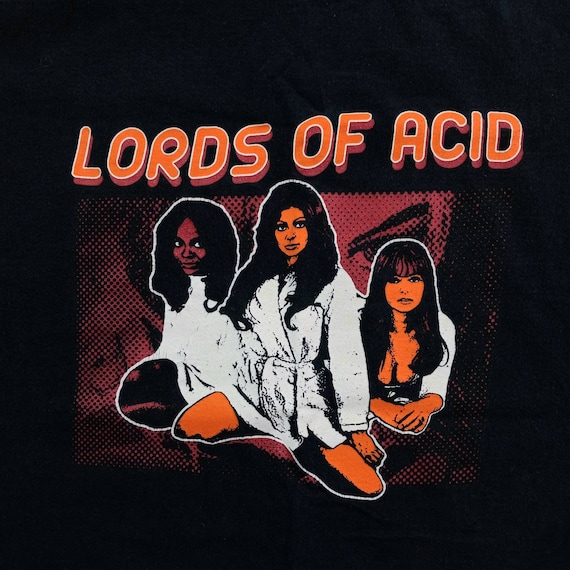 Vintage Lords Of Acid Concert T-Shirt Tee 90's 19… - image 2