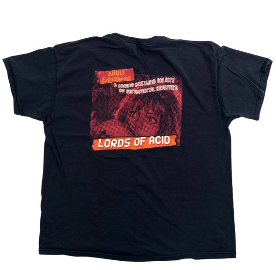 Vintage Lords Of Acid Concert T-Shirt Tee 90's 19… - image 3