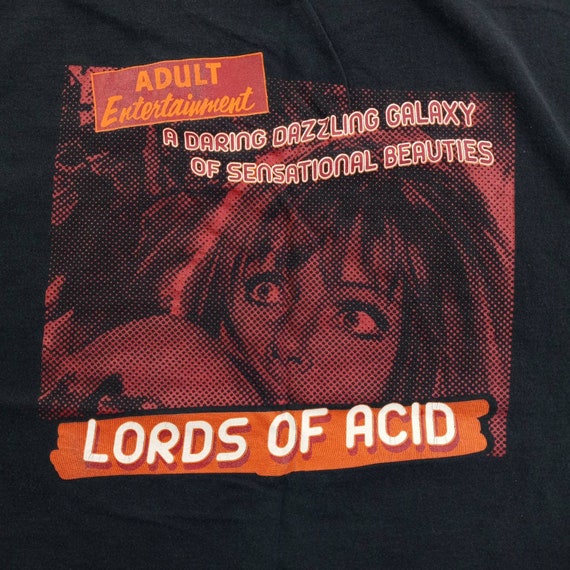 Vintage Lords Of Acid Concert T-Shirt Tee 90's 19… - image 4