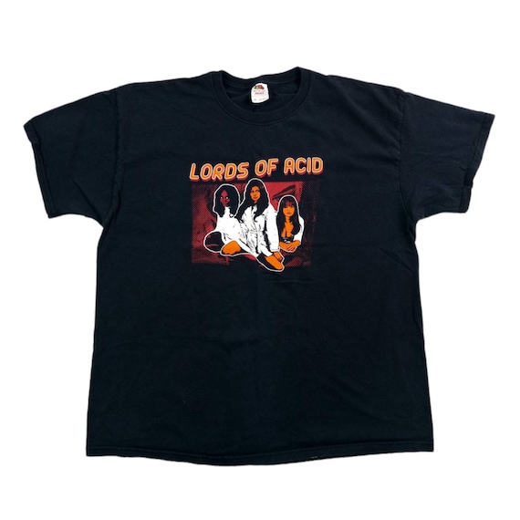 Vintage Lords Of Acid Concert T-Shirt Tee 90's 19… - image 1