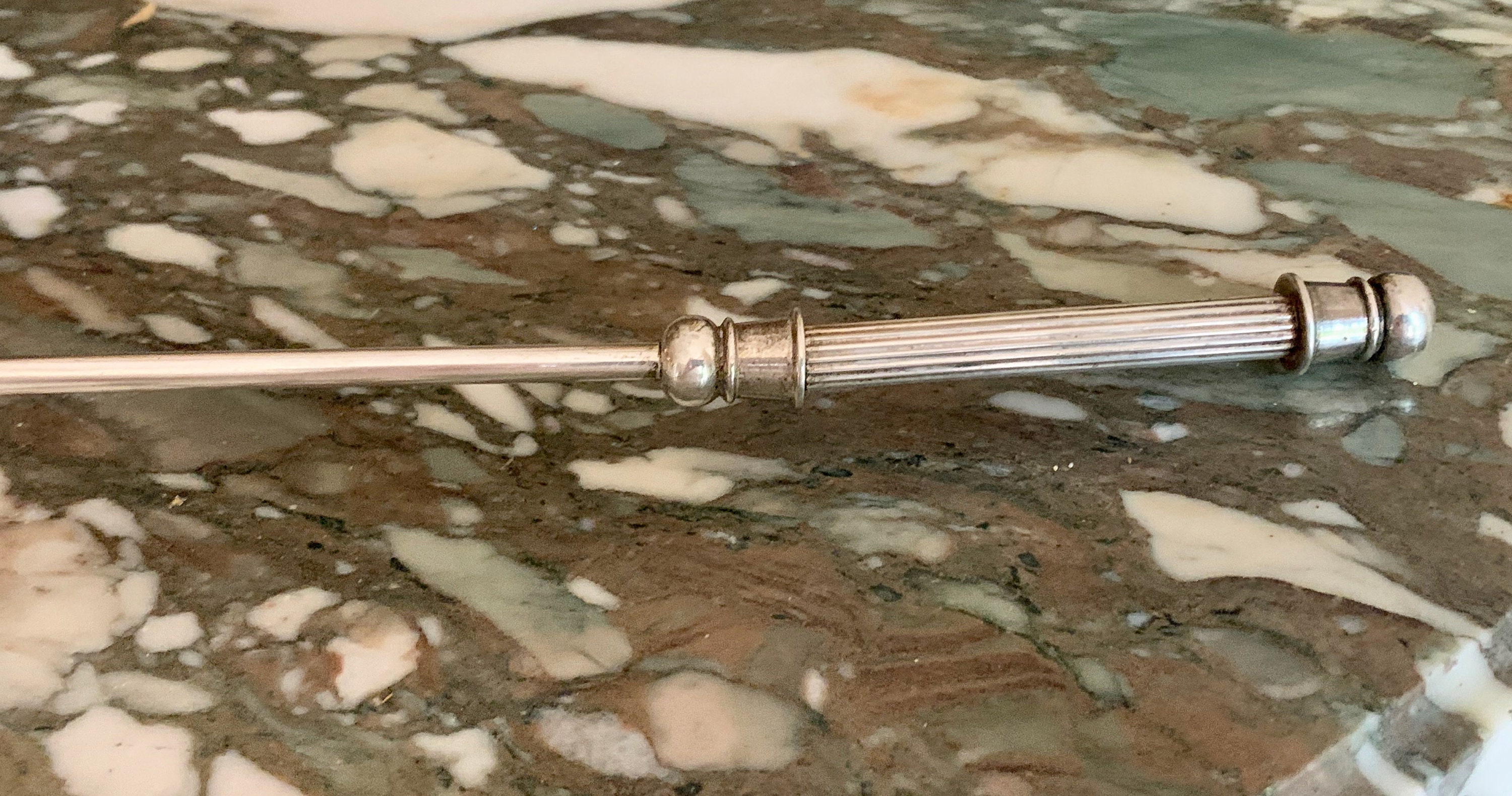 Silver Candle Snuffer, Vintage Silver Plate Long Handle Candle Snuffer