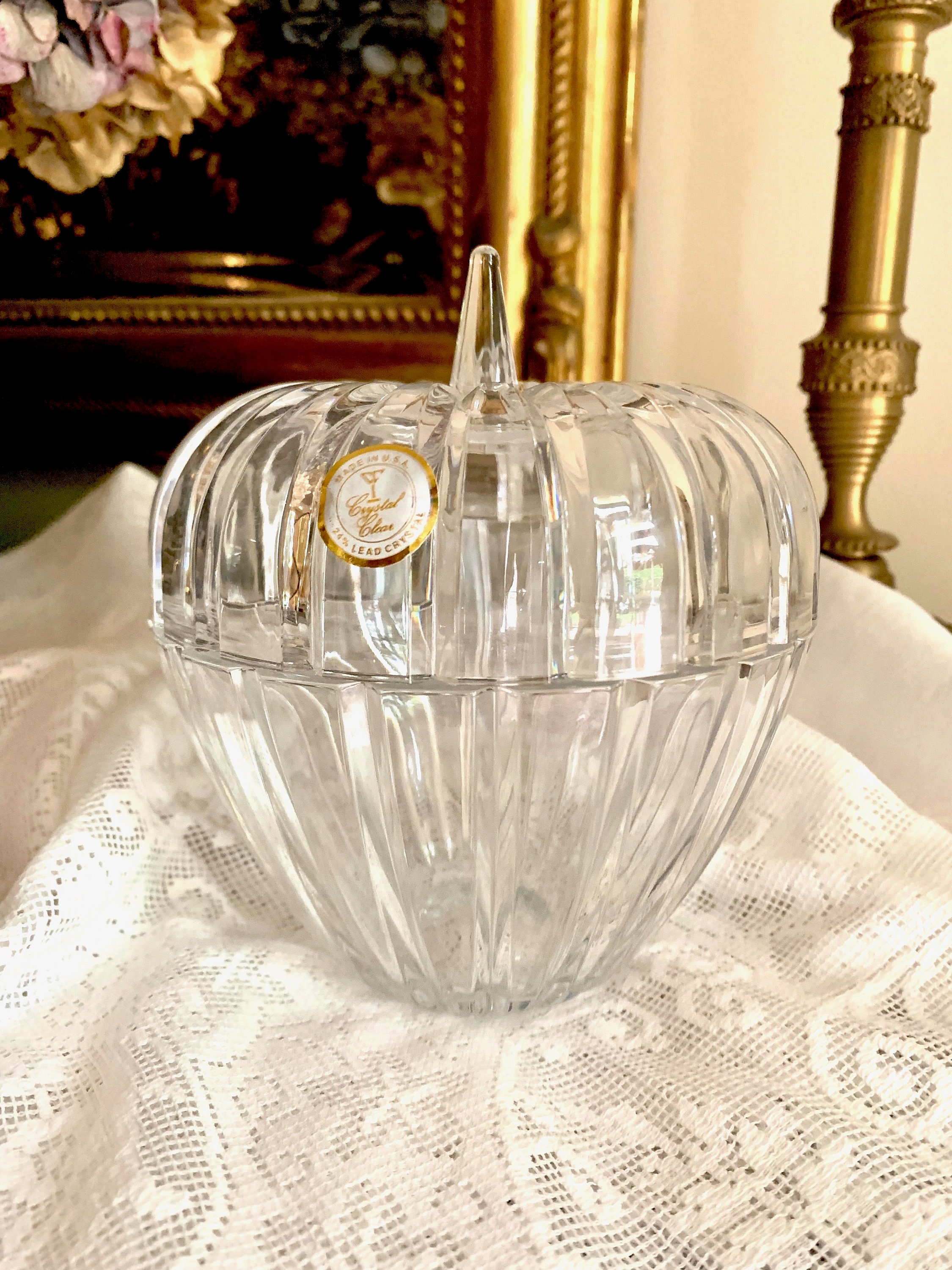 Crystal 2024 candy dish
