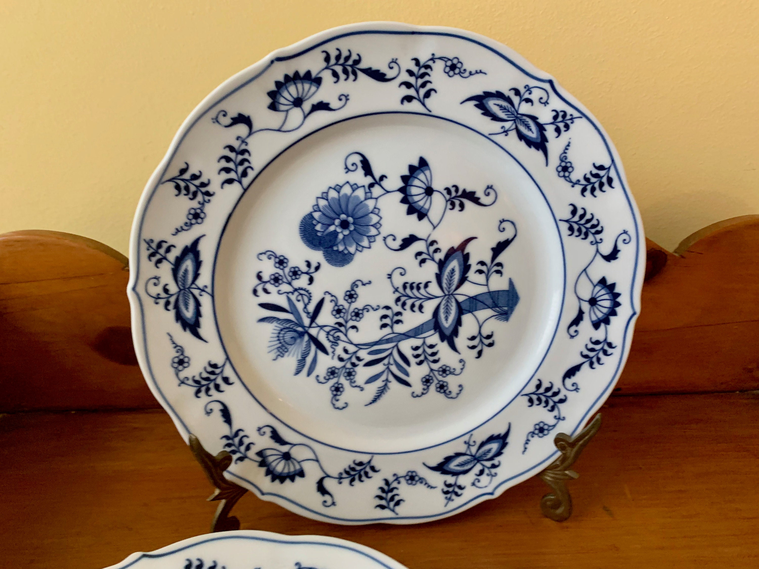 Blue Danube Dinner Plate, Blue White China, Blue White Porcelain Plate