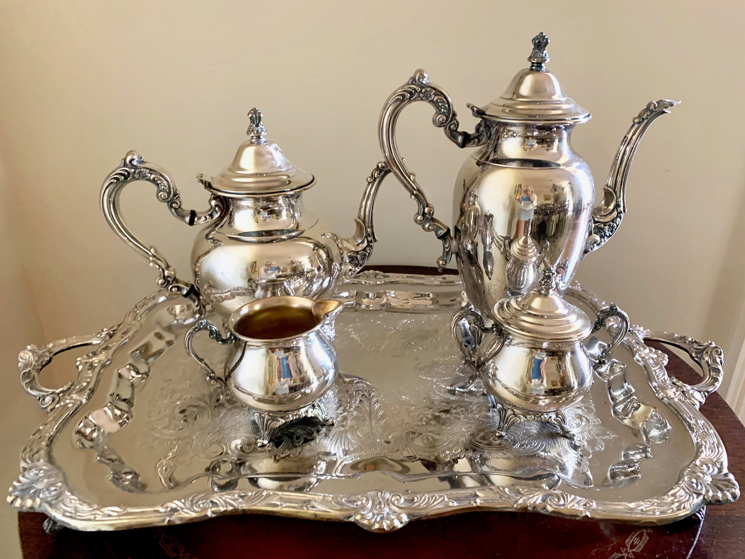 silver tea set