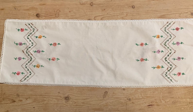 embroidered scarf pattern