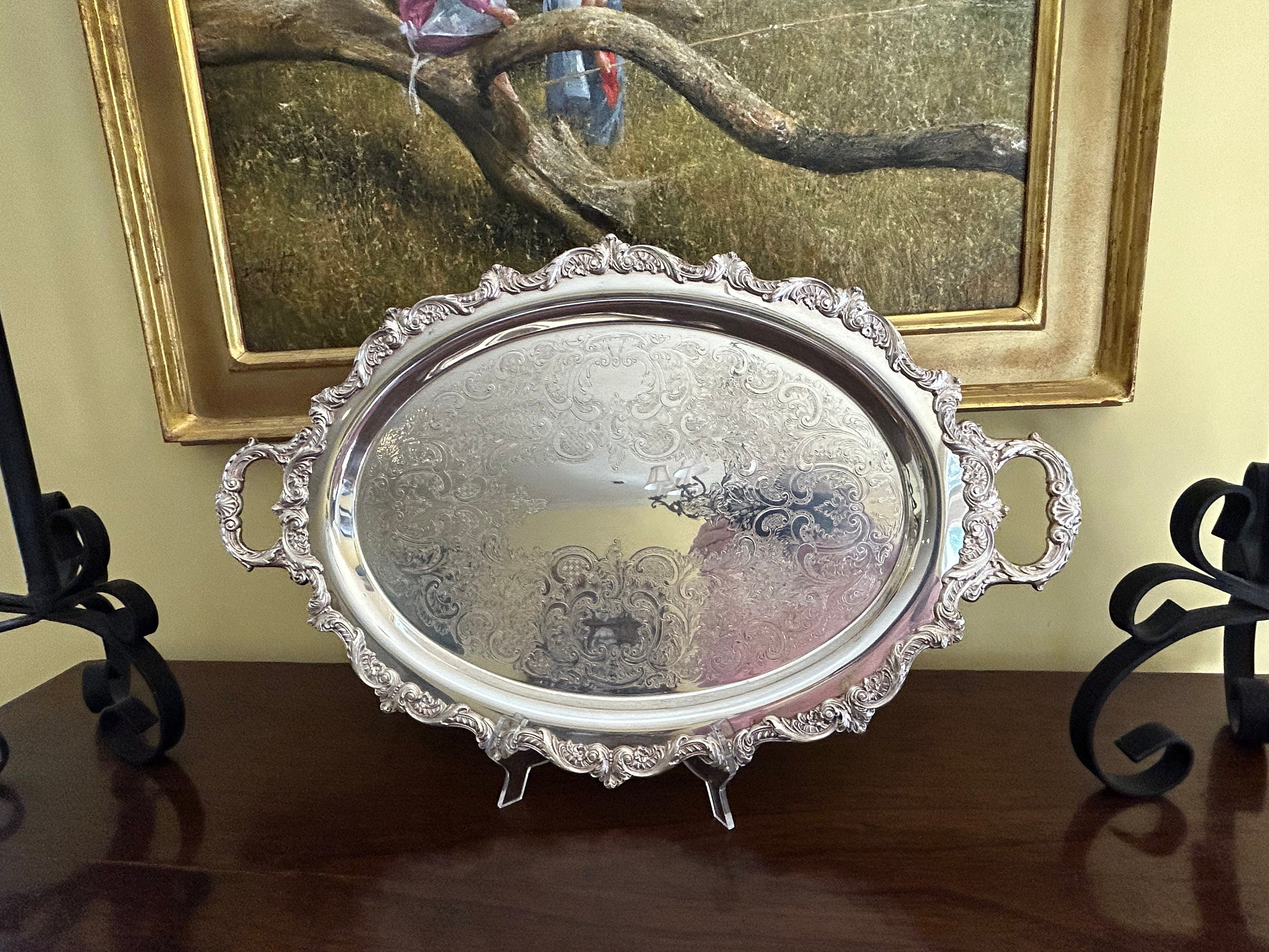 Towle top silver tray