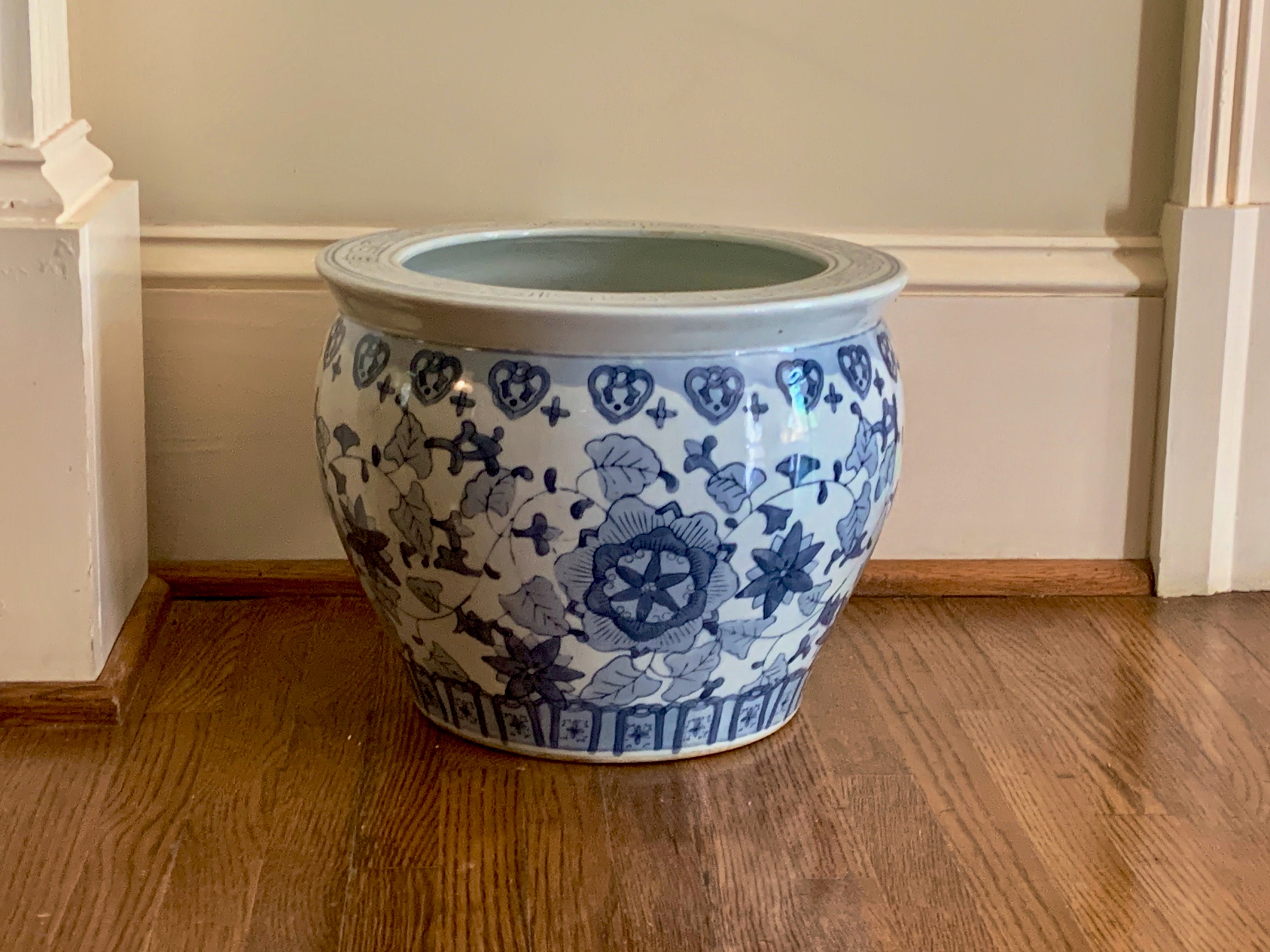 Blue Large Plant Pot