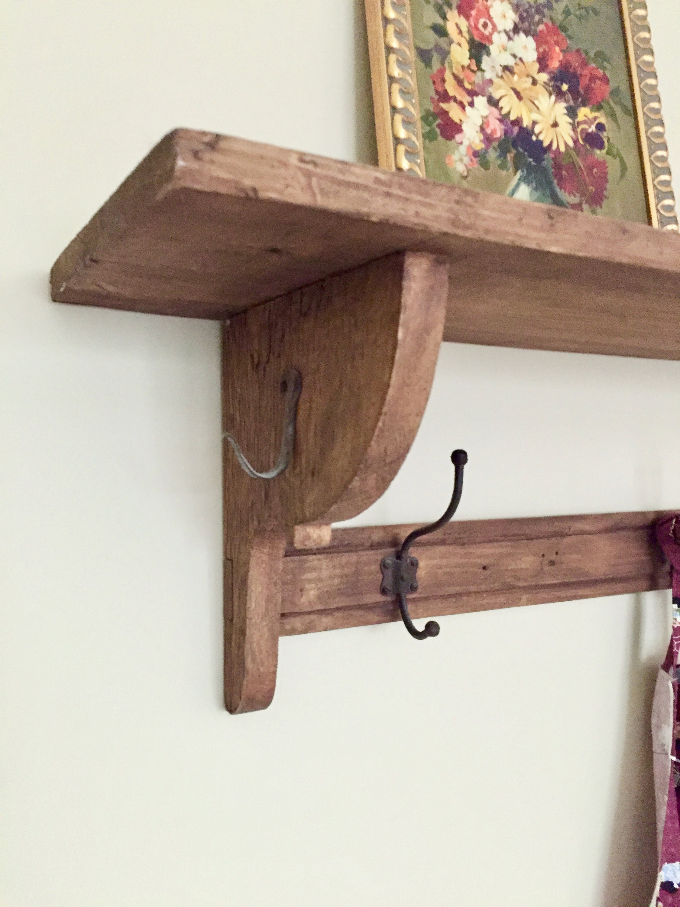 Rustic Wooden Shelves For Farmhouse style Decor