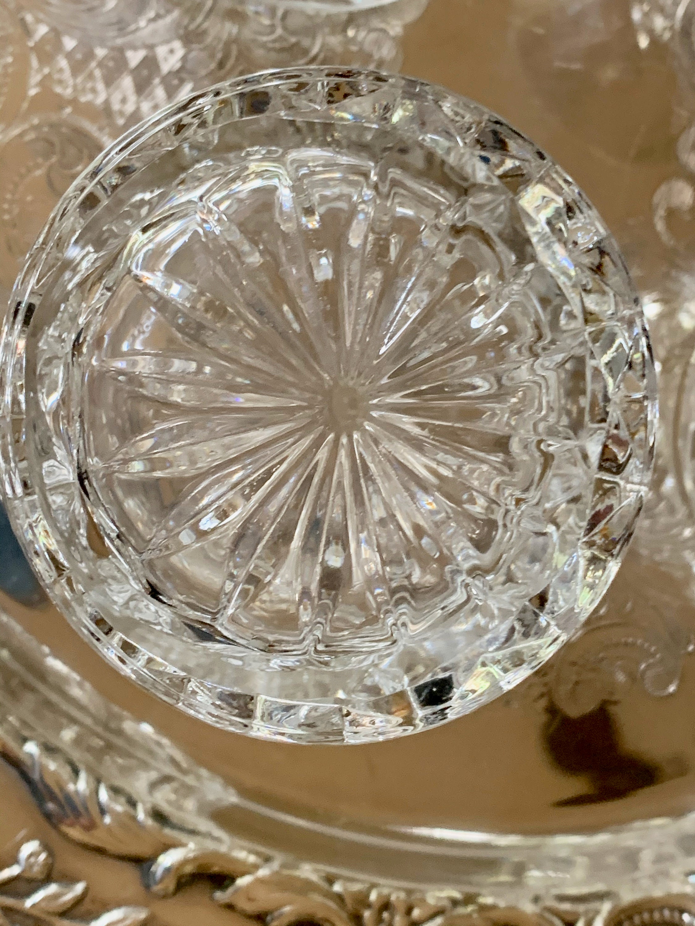 Crystal Old Fashion Glasses, Set of 4 Lead Crystal Manhattan Glasses