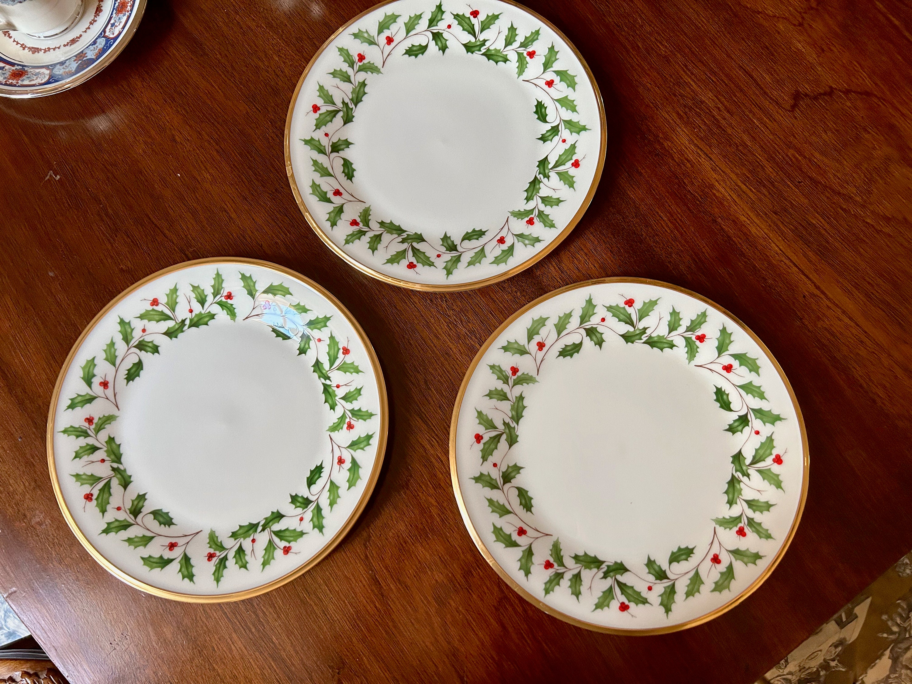 Lenox Holiday Salad Plates, 1 Available, Excellent Condition, Made in