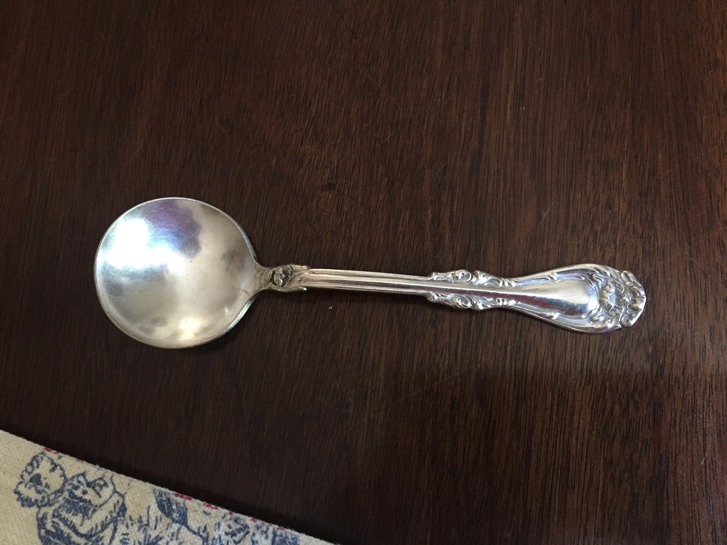Vintage Silver Sugar Spoons Set of 4, Silver Plate Jam Spoons, Jelly Spoons, Gift Idea, Antique