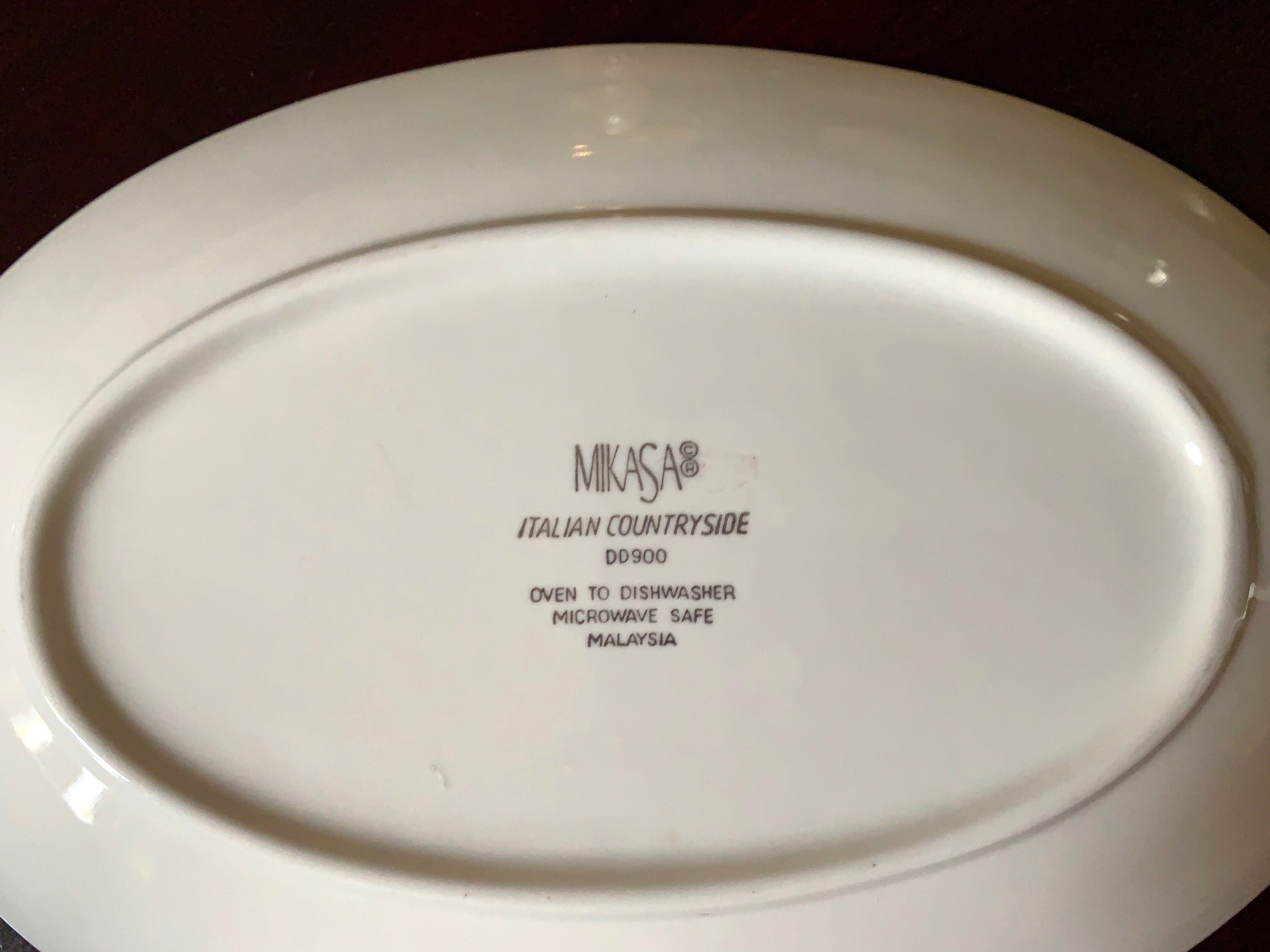 Mikasa Italian Countryside Covered Butter Dish, 1/4 Pound Butter Dish