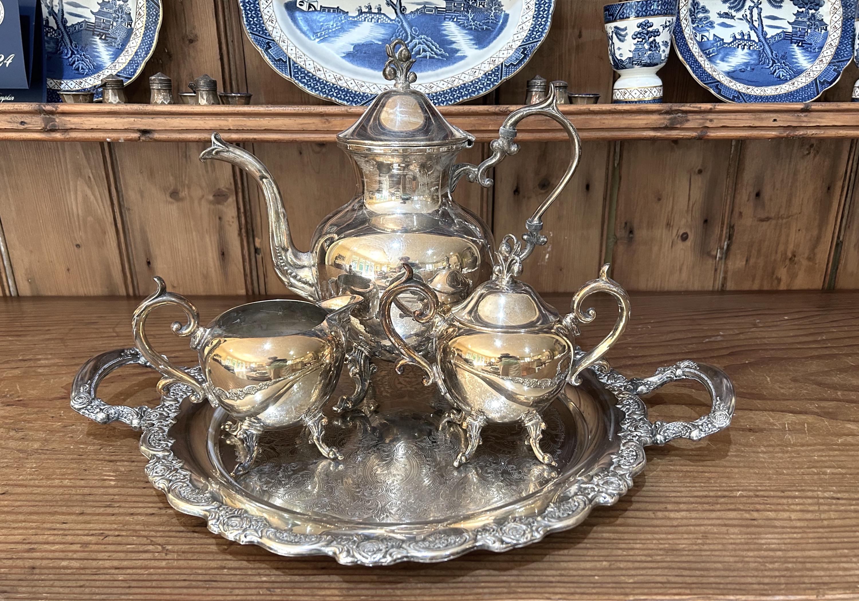 Antique silver service deals