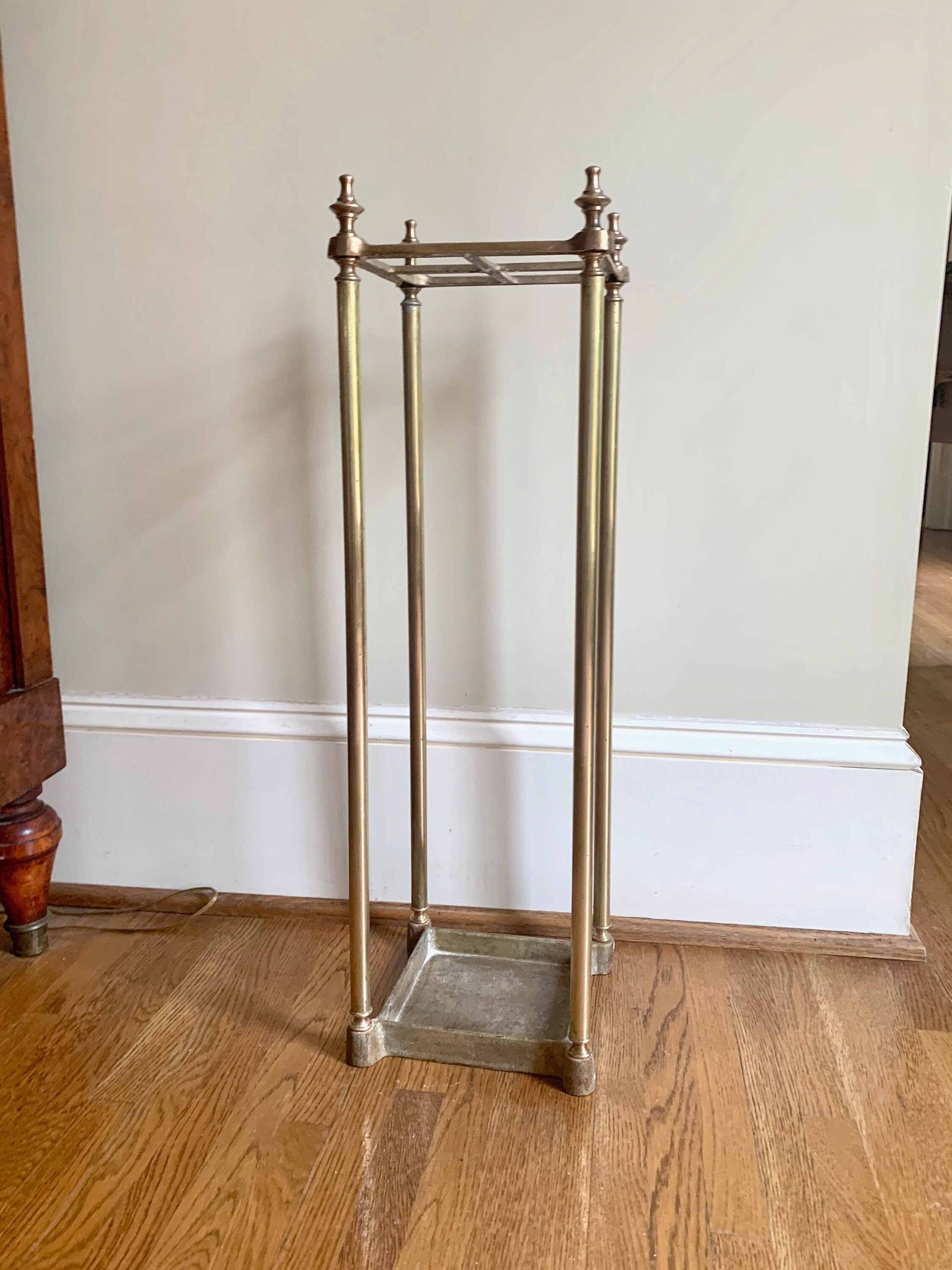Brass Iron Umbrella Stand, Vintage Umbrella Cane Stand, Umbrella