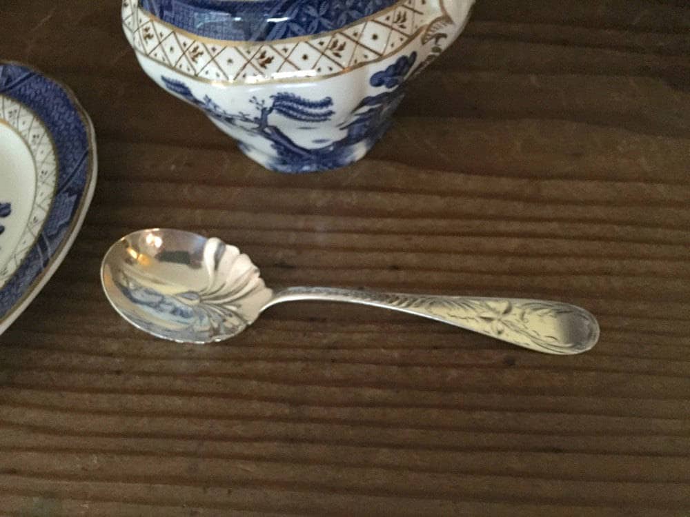 Sterling Silver Sugar Shell, Jam Jelly Spoon, Antique Towle Sterling