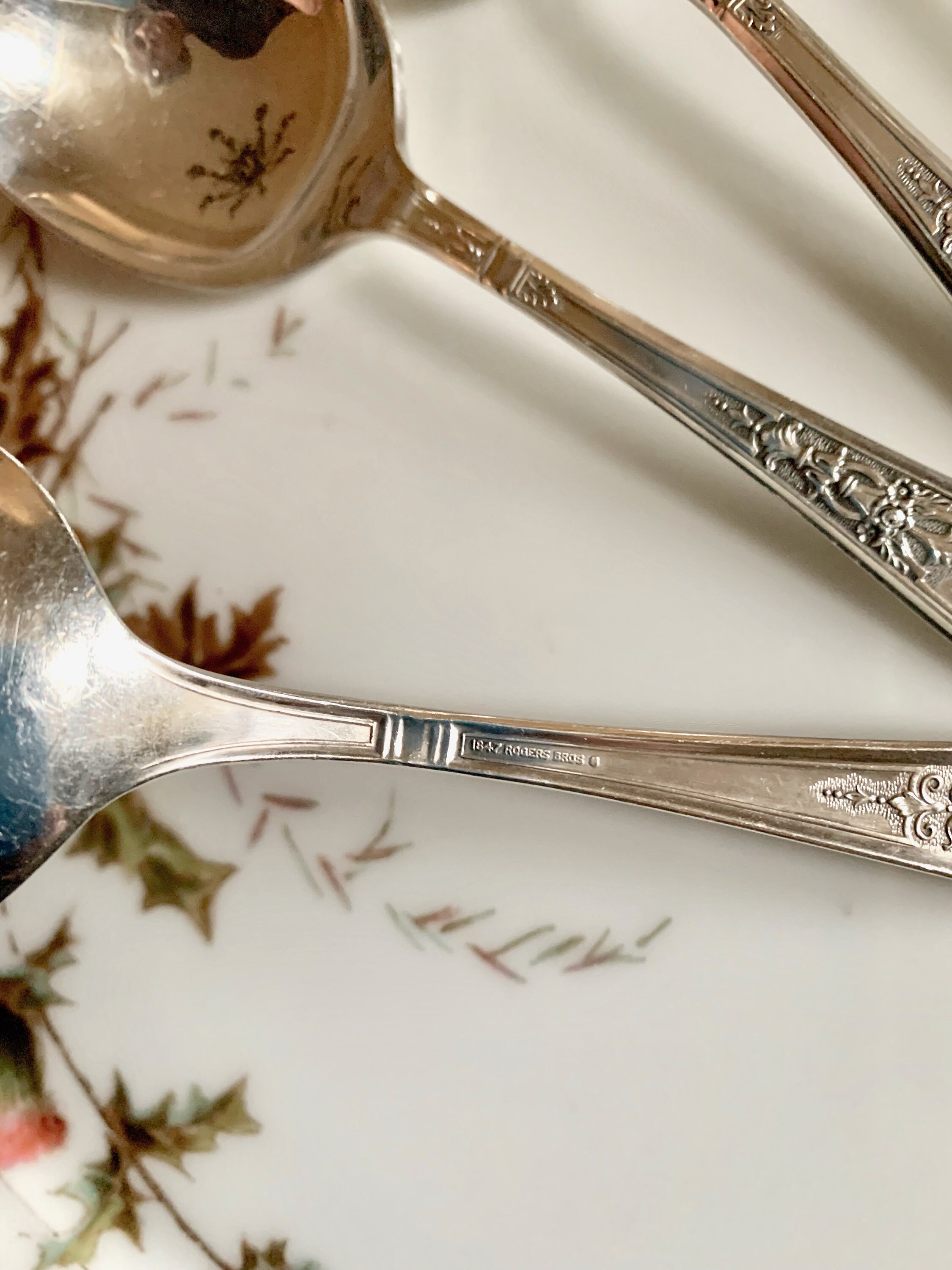Ambassador Gumbo Soup Spoons, Set of 6 Art Deco Round Bowl Soup Spoons