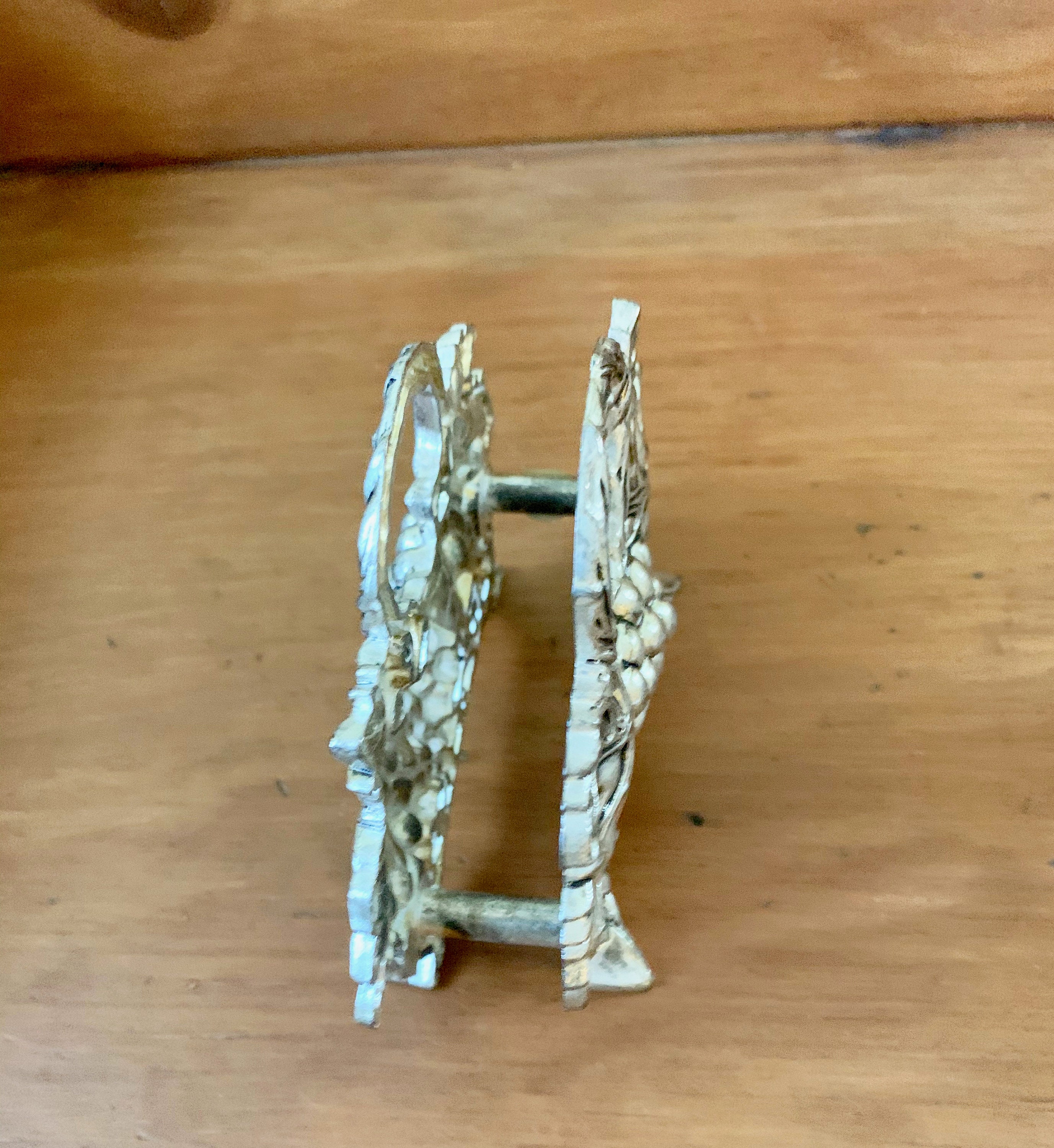 Silver Plate Grape Napkin Holder, Grape Leaf with Vines Godinger Napkin Container, 2 Available