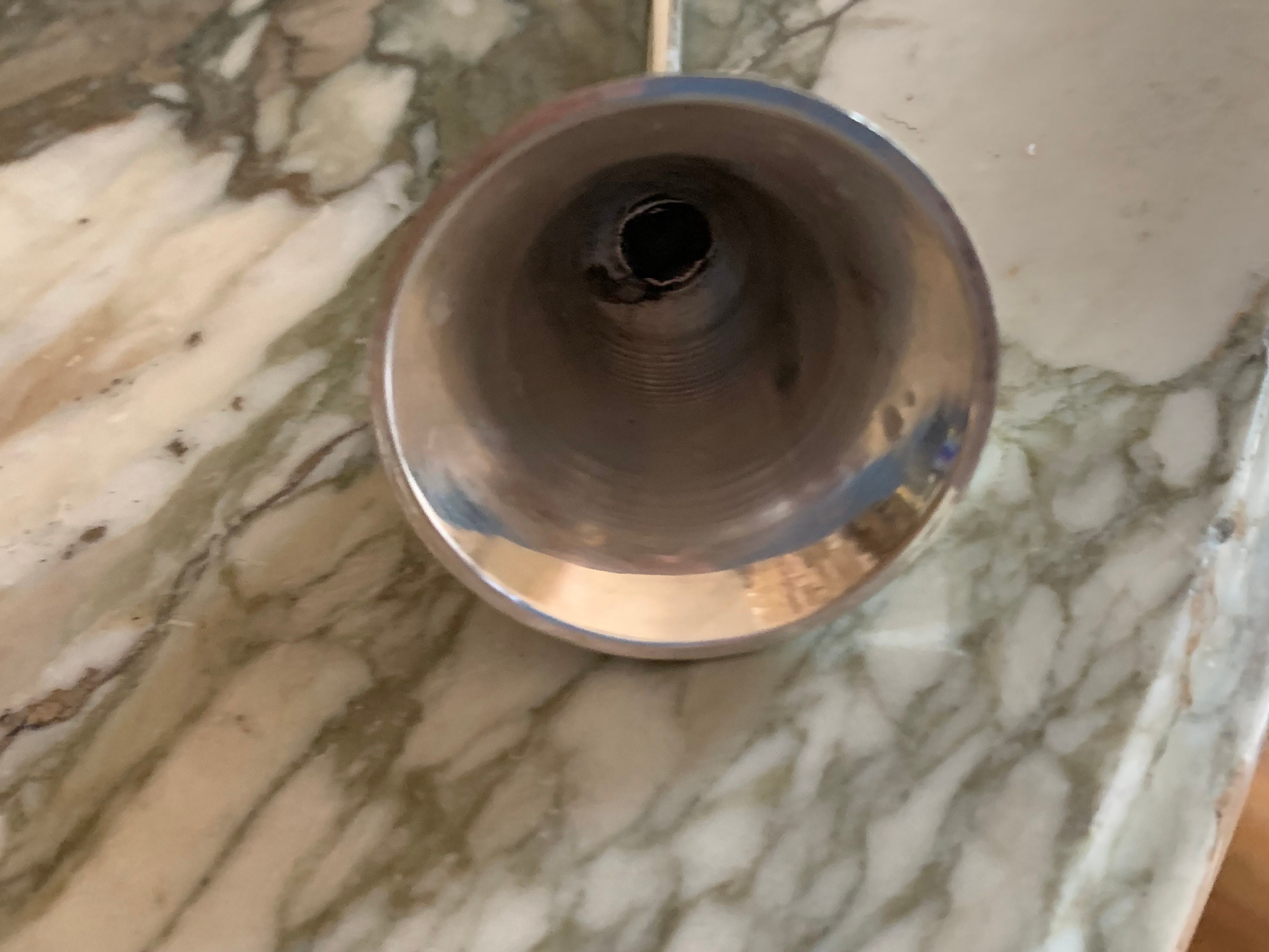 Silver Candle Snuffer, Vintage Silver Plate Long Handle Candle Snuffer