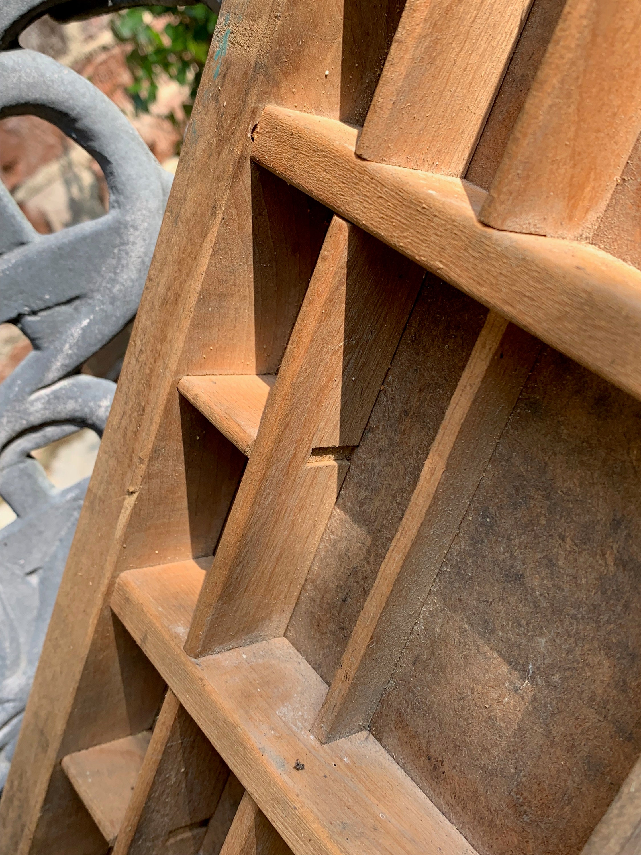 Wooden Printers Tray, Letterpress Tray, Shadowbox Tray, 89 Compartments