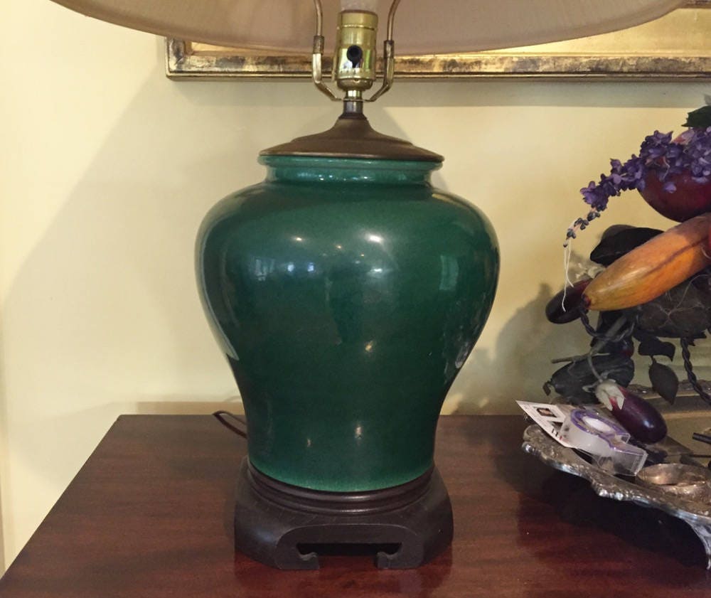 oriental lamp style Urn asian table oriental lamp style Urn asian table