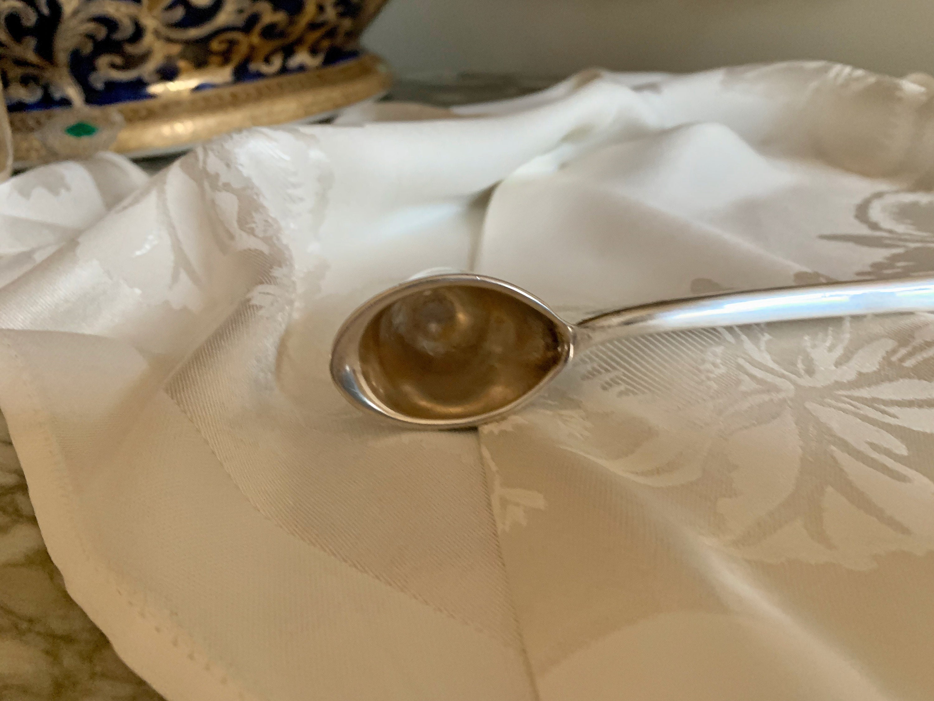 Gerity Silver Plate Candle Snuffer, Vintage Mid Century Colonial Style