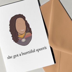 Ha ricevuto una Burrtiful Spurrit - Glorilla e Speedy Interview Card da Eastern Trend Collective. Glorilla fan Greeting Card. Intervista TikTok
