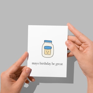 Mayo Birthday Be Great di Eastern Trend Collective. Biglietto di auguri. Biglietto carino. Biglietto di compleanno. STAMPATO