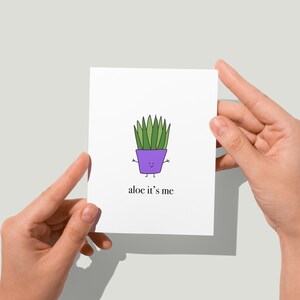 Aloe, It's Me de Eastern Trend Collective. Tarjeta de felicitación. Tarjeta bonita. Tarjeta de saludo. IMPRESA