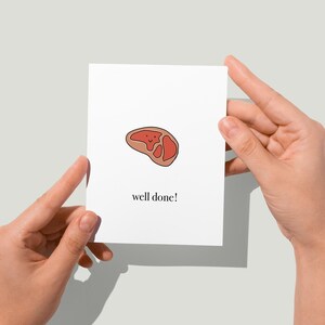Carte Bravo ! IMPRIMÉE ! par Eastern Trend Collective. Carte de voeux. Jolie carte. Carte de félicitations imprimée